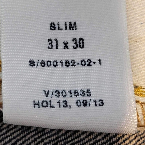 Gap 1969 Japanese Selvedge Jeans Straight Leg Slim Fit Button Fly Mens 31x30 Far - Picture 5 of 16